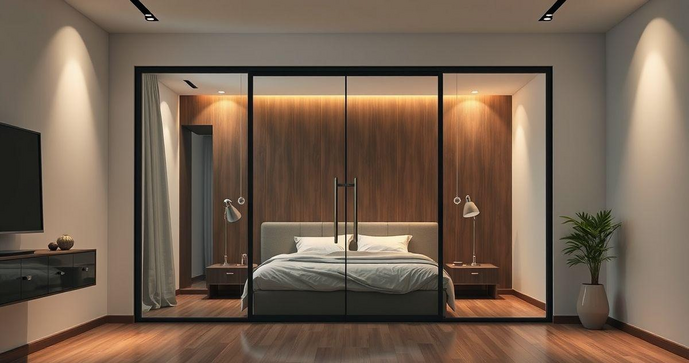 Como escolher a porta de vidro para quarto ideal para sua casa Como escolher a porta de vidro para quarto ideal para sua casa