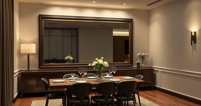 Espelho para Sala de Jantar: Como Escolher o Ideal para Transformar Seu Ambiente Espelho para Sala de Jantar: Como Escolher o Ideal para Transformar Seu Ambiente